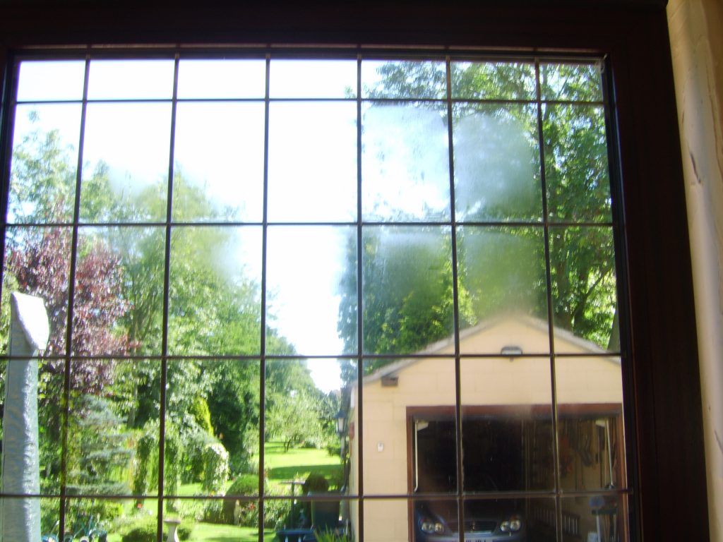 Double glazed unit replacement work in progress