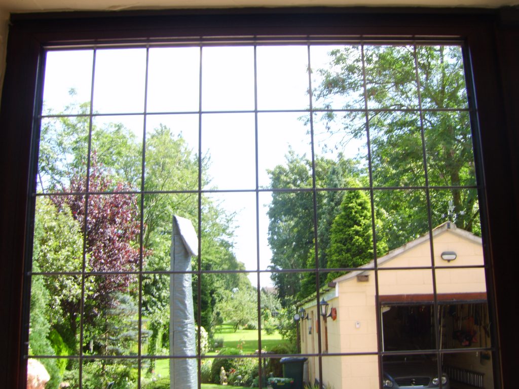 Replacement sealed unit fitted into an existing uPVC frame